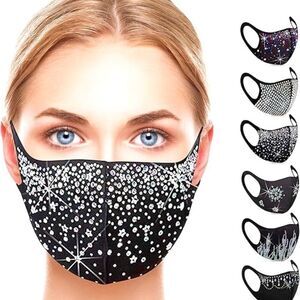 Beautiful diamond face mask
